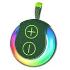 Portable Outdoor RGB Light Bluetooth Speaker Desktop Subwoofer(Green) - 1