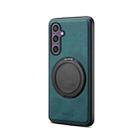 For Samsung Galaxy S23 FE 5G Denior A14 Skin Feel Rotating Holder MagSafe Phone Case(Blue) - 2