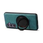 For Samsung Galaxy S23 FE 5G Denior A14 Skin Feel Rotating Holder MagSafe Phone Case(Blue) - 3