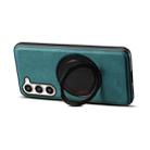 For Samsung Galaxy S23+ 5G Denior A14 Skin Feel Rotating Holder MagSafe Phone Case(Blue) - 3