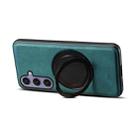 For Samsung Galaxy S24+ 5G Denior A14 Skin Feel Rotating Holder MagSafe Phone Case(Blue) - 3