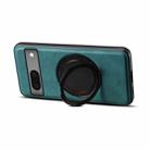 For Google Pixel 7 Denior A14 Skin Feel Rotating Holder MagSafe Phone Case(Blue) - 3