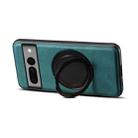 For Google Pixel 7 Pro Denior A14 Skin Feel Rotating Holder MagSafe Phone Case(Blue) - 3