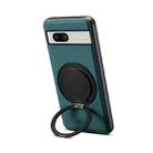 For Google Pixel 7a Denior A14 Skin Feel Rotating Holder MagSafe Phone Case(Blue) - 1