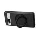 For Google Pixel 7a Denior A14 Skin Feel Rotating Holder MagSafe Phone Case(Black) - 3