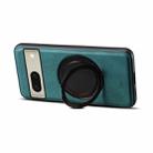 For Google Pixel 8 Denior A14 Skin Feel Rotating Holder MagSafe Phone Case(Blue) - 3