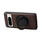 For Google Pixel 8 Pro Denior A14 Skin Feel Rotating Holder MagSafe Phone Case(Brown) - 3