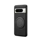 For Google Pixel 8 Pro Denior A14 Skin Feel Rotating Holder MagSafe Phone Case(Black) - 2