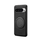 For Google Pixel 9 Pro XL Denior A14 Skin Feel Rotating Holder MagSafe Phone Case(Black) - 2