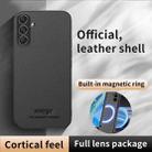 For Samsung Galaxy M55 HUIYI Leather Magnetic Phone Case(Black) - 2