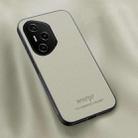 For Honor 300 Pro HUIYI Leather Magnetic Phone Case(White) - 1