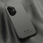 For Honor 300 HUIYI Leather Magnetic Phone Case(Grey) - 1