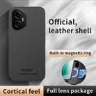 For Honor 300 HUIYI Leather Magnetic Phone Case(White) - 2