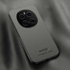 For Honor Magic7 Pro HUIYI Leather Magnetic Phone Case(Grey) - 1