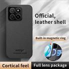 For Honor X5b HUIYI Leather Magnetic Phone Case(Brown) - 2