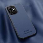 For Honor X60i HUIYI Leather Magnetic Phone Case(Blue) - 1
