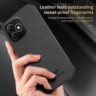 For Honor X60i HUIYI Leather Magnetic Phone Case(Grey) - 3
