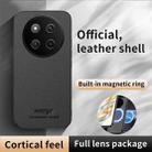 For Honor X60 Pro HUIYI Leather Magnetic Phone Case(Black) - 2