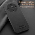 For Honor X9b HUIYI Leather Magnetic Phone Case(Black) - 3