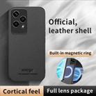 For Honor 200 Lite Global HUIYI Leather Magnetic Phone Case(White) - 2