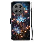 For Tecno Spark 20 Pro+ 4G Crystal Texture Colored Drawing Leather Phone Case(Little Lantern Flower) - 3