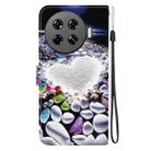 For Tecno Spark 20 Pro+ 4G Crystal Texture Colored Drawing Leather Phone Case(Heart Shaped) - 3