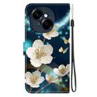 For Tecno Spark GO 1 / Pop 9 Pro Crystal Texture Colored Drawing Leather Phone Case(Magnolia) - 3