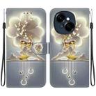 For Tecno Spark GO 1 / Pop 9 Pro Crystal Texture Colored Drawing Leather Phone Case(Sika Deer) - 1