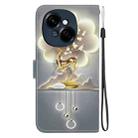 For Tecno Spark GO 1 / Pop 9 Pro Crystal Texture Colored Drawing Leather Phone Case(Sika Deer) - 3