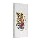 For iPhone 12 mini 3D Painted Pattern Horizontal Flip Leather Case with Holder & Card Slots & Photo Frame & Wallet(Tiger) - 2