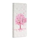 For iPhone 12 / 12 Pro 3D Painted Pattern Horizontal Flip Leather Case with Holder & Card Slots & Photo Frame & Wallet(Pink Tree) - 2