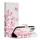 For iPhone 12 / 12 Pro 3D Painted Pattern Horizontal Flip Leather Case with Holder & Card Slots & Photo Frame & Wallet(Dielianhua) - 1