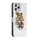 For iPhone 12 Pro Max 3D Painted Pattern Horizontal Flip Leather Case with Holder & Card Slots & Photo Frame & Wallet(Tiger) - 3