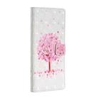 For Samsung Galaxy A20s 3D Painted Pattern Horizontal Flip Leather Case with Holder & Card Slots & Photo Frame & Wallet(Pink Tree) - 2
