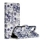 For Samsung Galaxy A21s 3D Painted Pattern Horizontal Flip Leather Case with Holder & Card Slots & Photo Frame & Wallet(Skull Flower) - 1