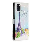 For Samsung Galaxy A21s 3D Painted Pattern Horizontal Flip Leather Case with Holder & Card Slots & Photo Frame & Wallet(Iron Tower) - 3