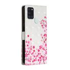 For Samsung Galaxy A21s 3D Painted Pattern Horizontal Flip Leather Case with Holder & Card Slots & Photo Frame & Wallet(Cherry Blossoms) - 2