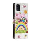 For Samsung Galaxy A21s 3D Painted Pattern Horizontal Flip Leather Case with Holder & Card Slots & Photo Frame & Wallet(Rainbow Cat Family) - 3