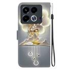 For Infinix Note 40 4G Crystal Texture Colored Drawing Leather Phone Case(Sika Deer) - 3