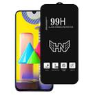 For Samsung Galaxy M31 Prime High Aluminum Large Arc Full Screen Tempered Glass Film - 1