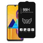 For Samsung Galaxy M30s High Aluminum Large Arc Full Screen Tempered Glass Film - 1