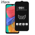 For Samsung Galaxy M33 25pcs High Aluminum Large Arc Full Screen Tempered Glass Film - 1