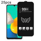 For Samsung Galaxy M32 25pcs High Aluminum Large Arc Full Screen Tempered Glass Film - 1