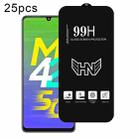 For Samsung Galaxy M42 5G 25pcs High Aluminum Large Arc Full Screen Tempered Glass Film - 1