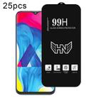 For Samsung Galaxy M10 25pcs High Aluminum Large Arc Full Screen Tempered Glass Film - 1