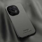 For vivo iQOO 13 HUIYI Leather Magnetic Phone Case(Grey) - 1