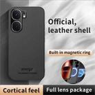 For vivo iQOO Neo9 HUIYI Leather Magnetic Phone Case(Brown) - 2