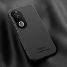 For vivo S20 HUIYI Leather Magnetic Phone Case(Black) - 1