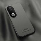 For vivo S20 HUIYI Leather Magnetic Phone Case(Grey) - 1
