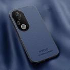 For vivo S20 Pro HUIYI Leather Magnetic Phone Case(Blue) - 1